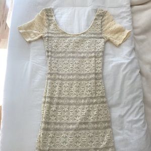 Abercrombie Lace Body Con Dress
